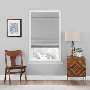 HomeStock Cordless Blackout Roman Window Shade 27X64 Grey